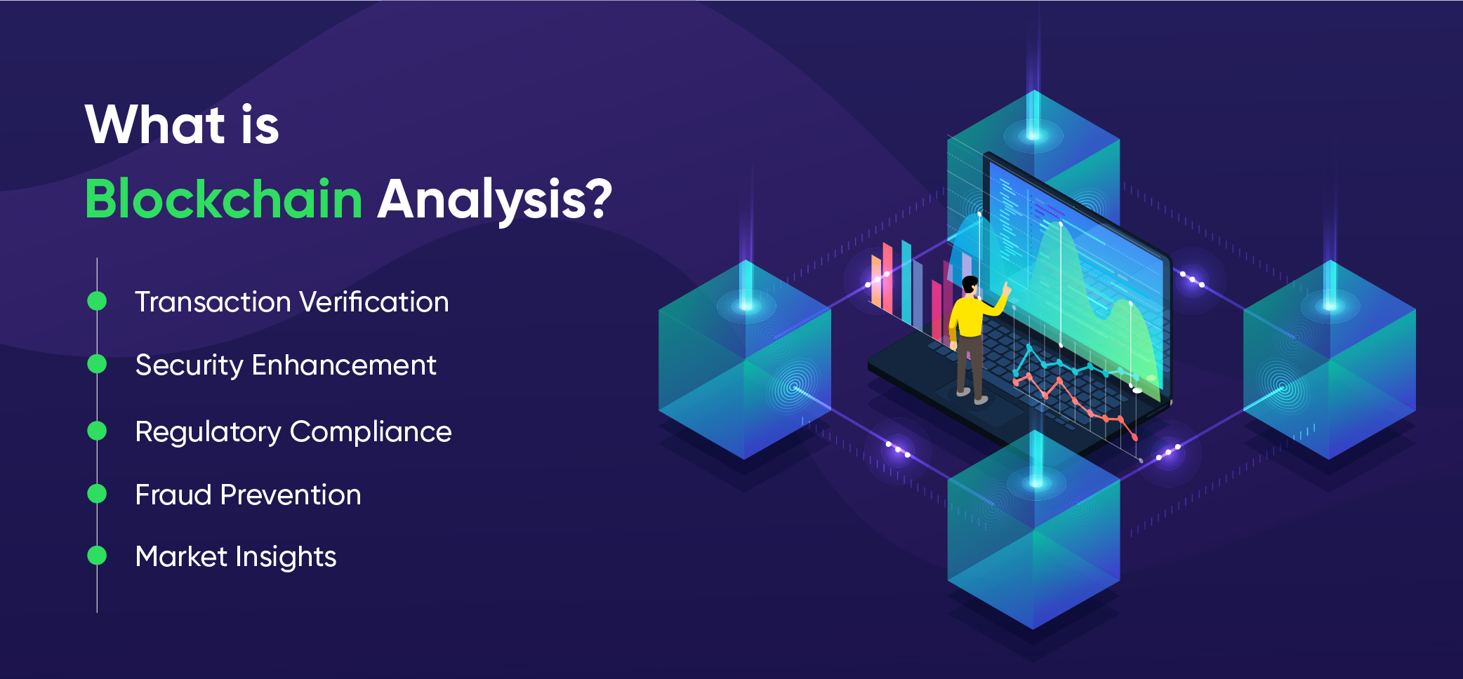 Blockchain analytics dashboard showing transaction metrics and network insights